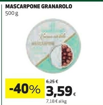Coop Granarolo Mascarpone Cremoso 500 G(ml) offerta