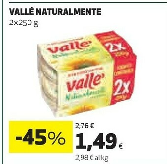 Vallè Naturalmente 100% Vegetale