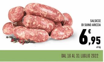 Conad Salsicce Di Suino Ariccia offerta