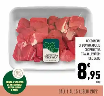 Conad Cooperativa Tra Allevatori Del Lazio Bocconcini Di Bovino Adulto offerta