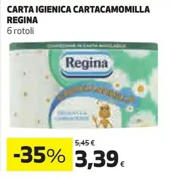 Coop Regina Carta Igienica Cartacamomilla 6 Rotoli offerta