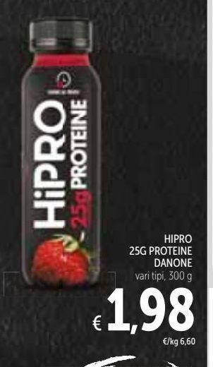Spazio Conad Hipro 25g proteine danone offerta