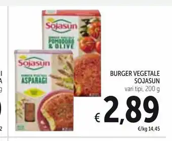 Spazio Conad Burger vegetale sojasun offerta