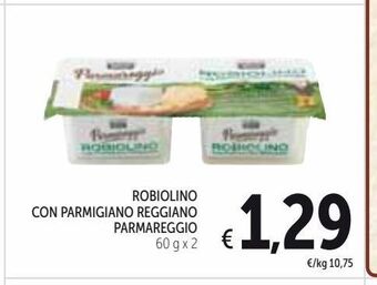 Spazio Conad Robiolino con parmigiano reggiano parmareggio offerta