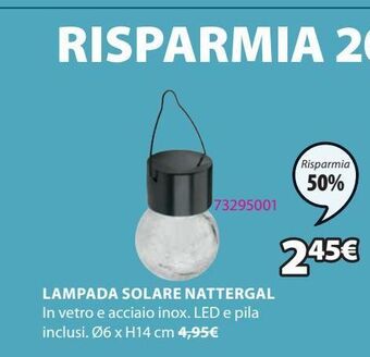Lampada solare
