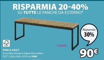 JYSK Panca offerta