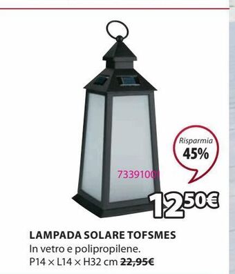 JYSK Lampada solare offerta
