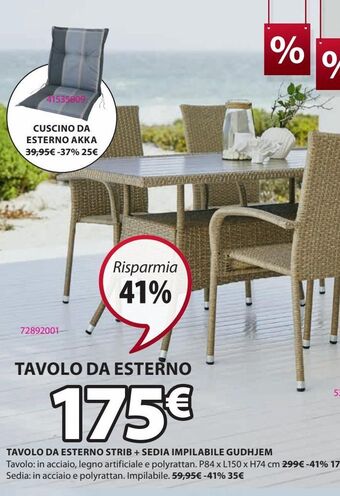 Tavolo da giardino