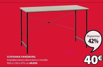 JYSK Scrivania offerta
