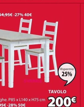 JYSK Tavolo da pranzo offerta