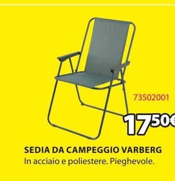 JYSK Sedia da campeggio offerta