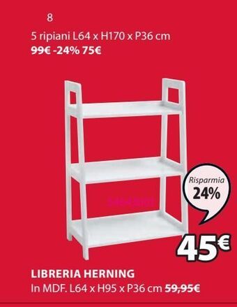 JYSK Libreria offerta