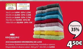 JYSK Asciugamano in cotone offerta