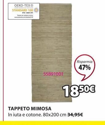 JYSK Tappeto offerta