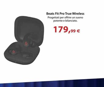 Euronics Beats fit pro true wireless offerta