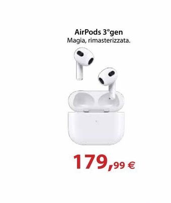Euronics Airpods 3° gen offerta