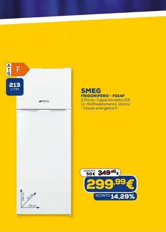 Euronics Frigoriferi smeg - fd14f offerta