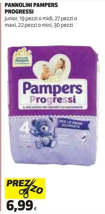 Coop Pannolini Pampers Progressi Junior offerta