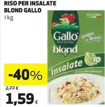 Coop Gallo Gallo Riso Per Insalate Blond 1kg offerta