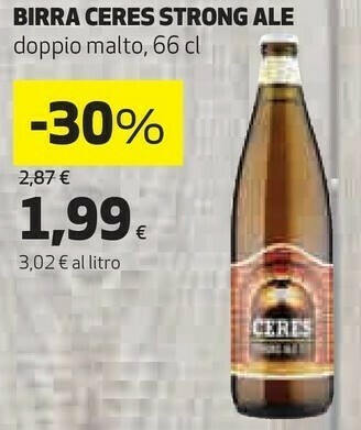 Coop Ceres Birra Strong Ale offerta