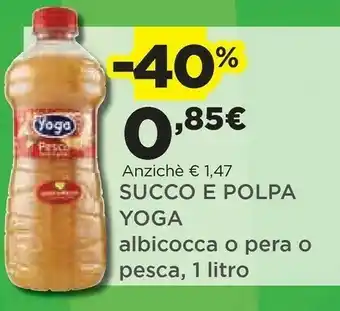 Coop Yoga Pesca Succo E Polpa 1000 G(ml) offerta