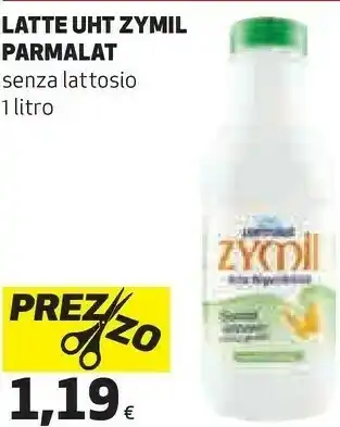 Coop Parmalat Parmalat - Zymil Latte Intero Alta Digeribilità Senza Lattosio UHT 1000 g(ml) offerta