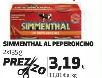Coop Simmenthal Al Peperoncino offerta