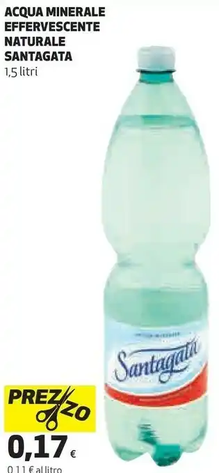 Coop Santagata Acqua Minerale Naturale Effervescente Naturale offerta