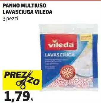 Coop Vileda Panno Multiuso Lavasciuga 3 Pezzi offerta