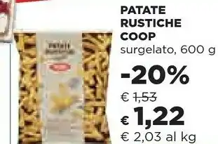 Coop Coop Patate Rustiche Surgelate offerta