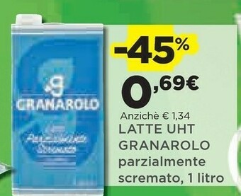 Coop Granarolo Latte Uht Parzialmente Scremato offerta