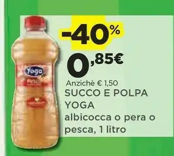 Coop Yoga Succo E Polpa Di Albicocca 1000 G(ml) offerta