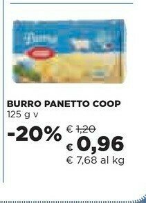 Coop Coop - Burro 125 G(ml) offerta