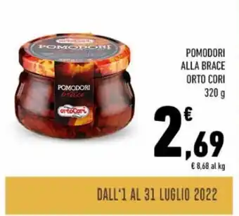 Conad Orto Cori Pomodori Alla Brace 320 g offerta