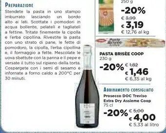 Coop Coop Prosecco Doc Treviso Extra Dry Assieme offerta