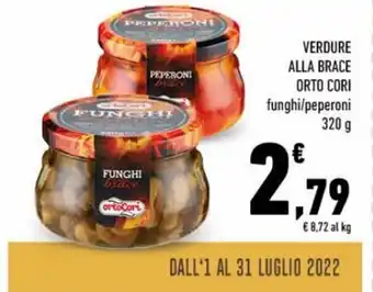 Conad Orto Cori Verdure Alla Brace funghi/peperoni 320 g offerta