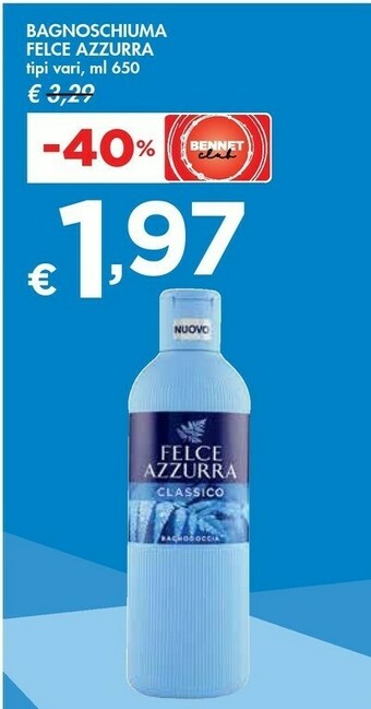 Bennet Felce Azzurra Bagnoschiuma offerta