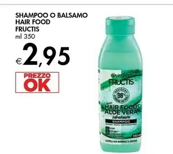 Bennet Garnier Hair Food Fructis Shampoo O Balsamo offerta
