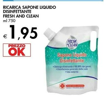 Bennet Fresh & Clean Ricarica Sapone Liquido Disinfettante offerta