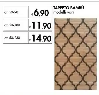 Bennet Bennet Tappeto Bambu 50x180 offerta