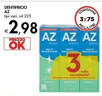 Bennet Az Dentifricio 225 Ml offerta