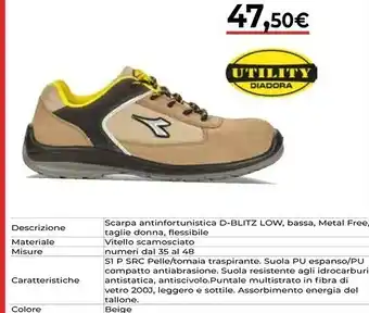 Blitz! Scarpe antinfortunistiche