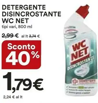Coop Wc net Detergente Disincrostante Wc offerta