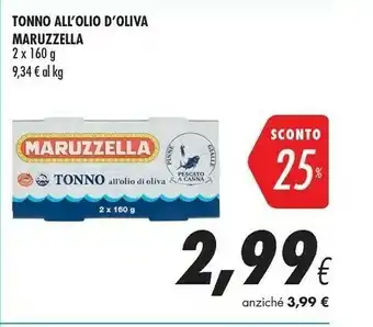 Coop Maruzzella Tonno All'Olio Di Oliva 320 G(ml) offerta
