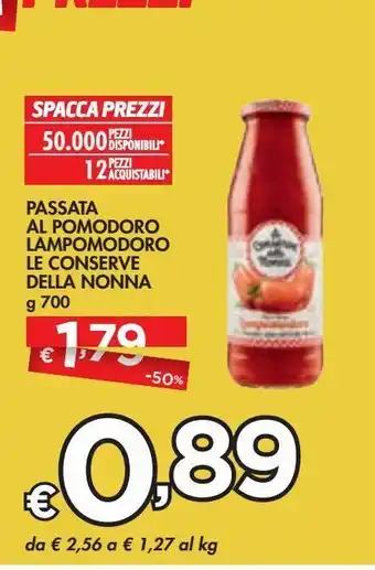 Bennet Passata al pomodoro lampomodoro le conserve della nonna offerta