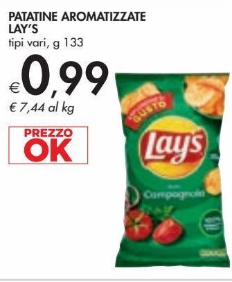 Bennet Patatine aromatizzate lay's offerta