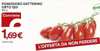 Coop Pomodoro Datterino Orto Qui