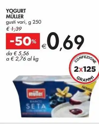Bennet Yogurt muller offerta