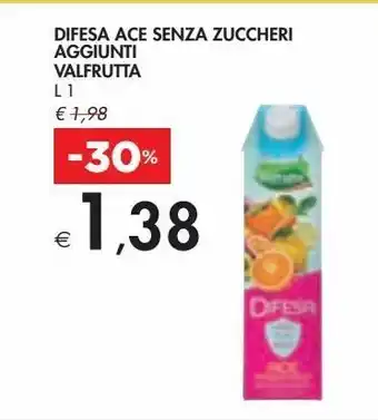 Bennet Difesa ace senza zuccheri aggiunti valfrutta offerta