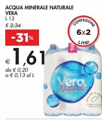 Bennet Acqua minerale naturale vera offerta